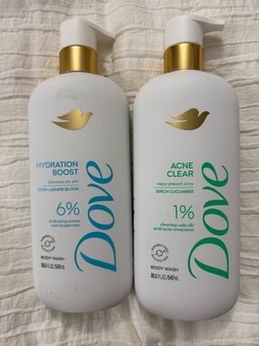 Dove body wash bulk hydration boost & acne clear